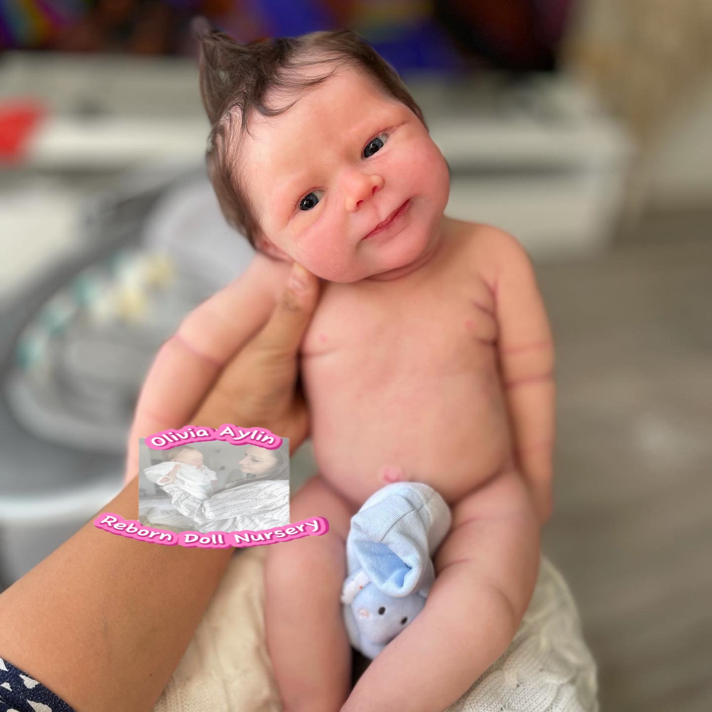 4514324220 Emmanuel – Full Body Silicone Reborn Baby Boy Doll