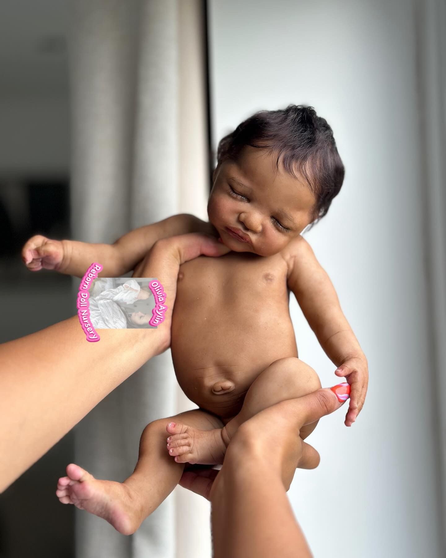4514341276 Olive – Full Body Silicone Reborn Baby Girl Doll