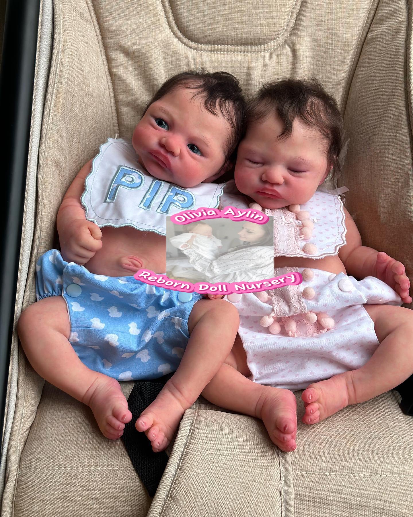 4514375639 Mila & Miles – Full Body Silicone Reborn Twin Dolls