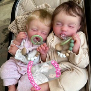 Cora & Claire – Full Body Silicone Reborn Twin Dolls - Photo 1