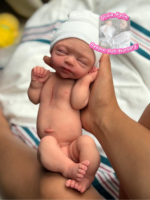 Tiny Amelia – Full Body Silicone Reborn Baby Girl Doll - Photo 3